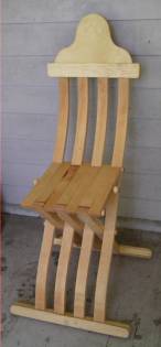 folded chair